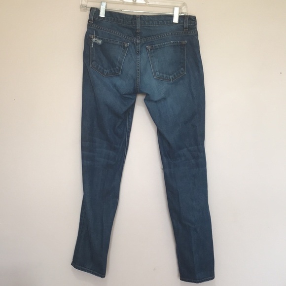 J Brand Womens Aidan Jeans Straight Ringer distressed ripped Blue Size 24 - Picture 6 of 14